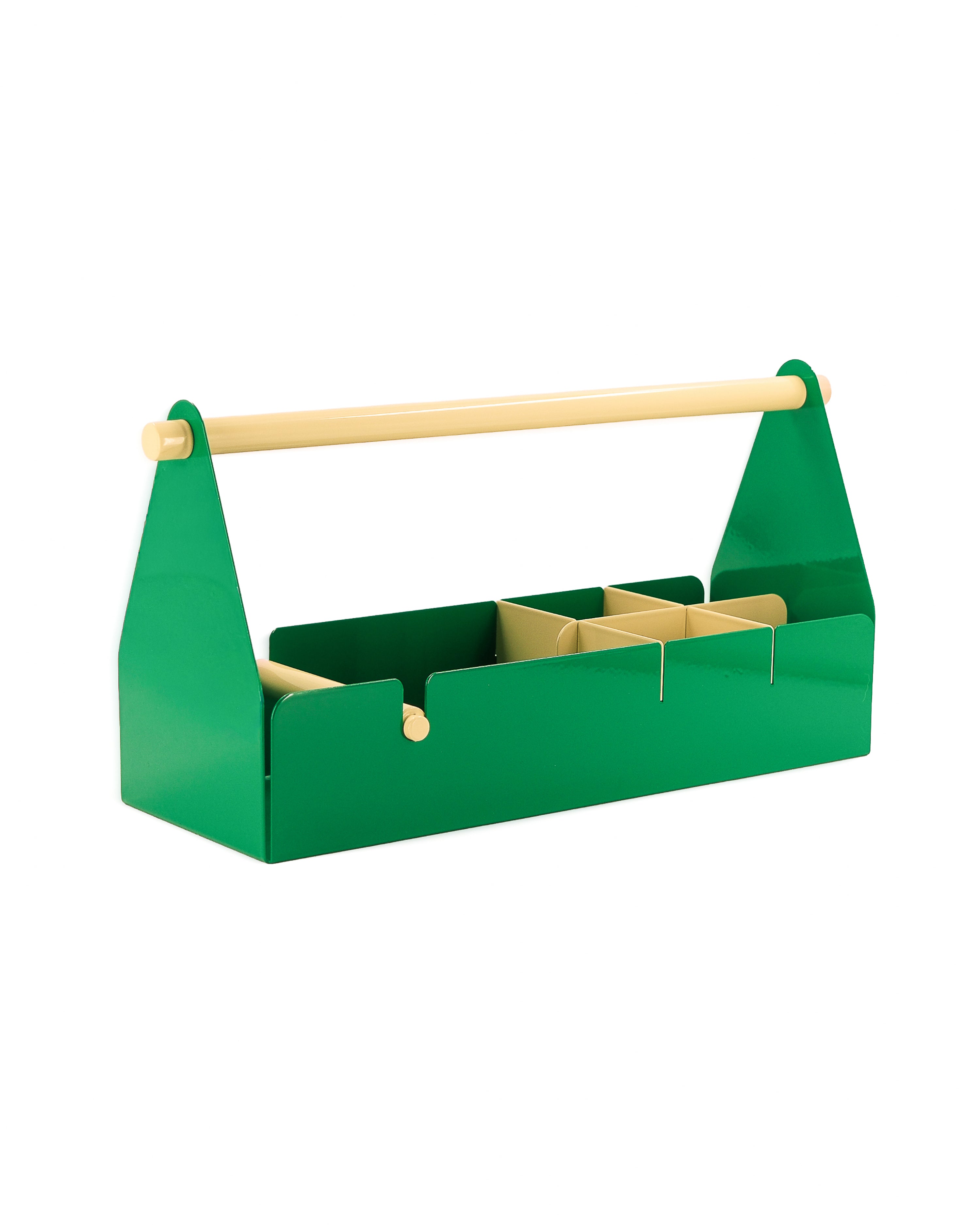 toolbox - green / beige