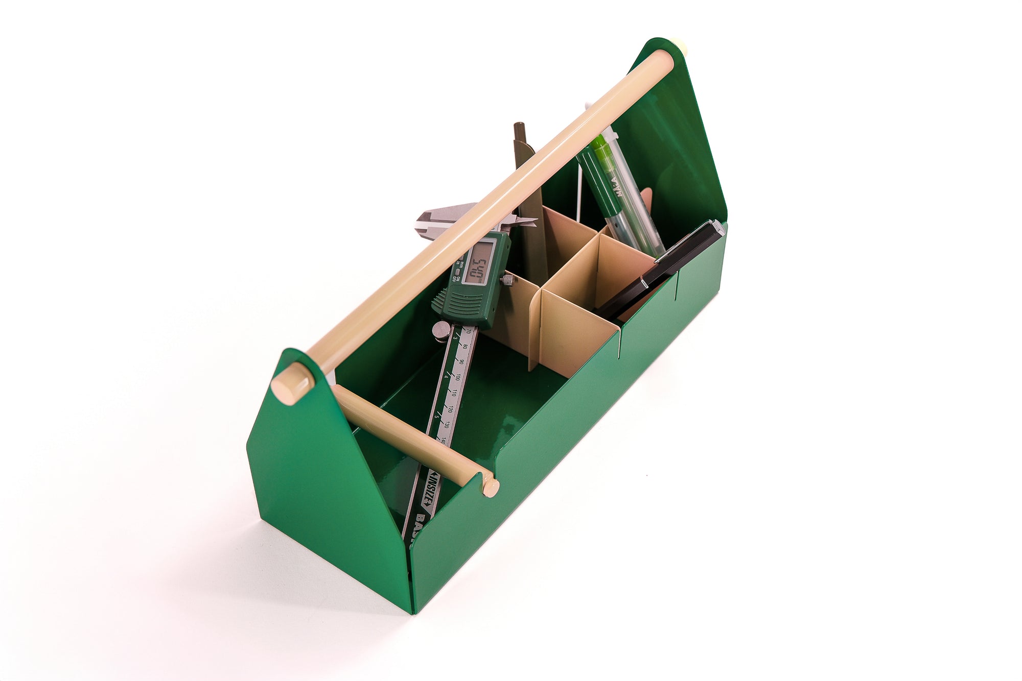 toolbox - green / beige