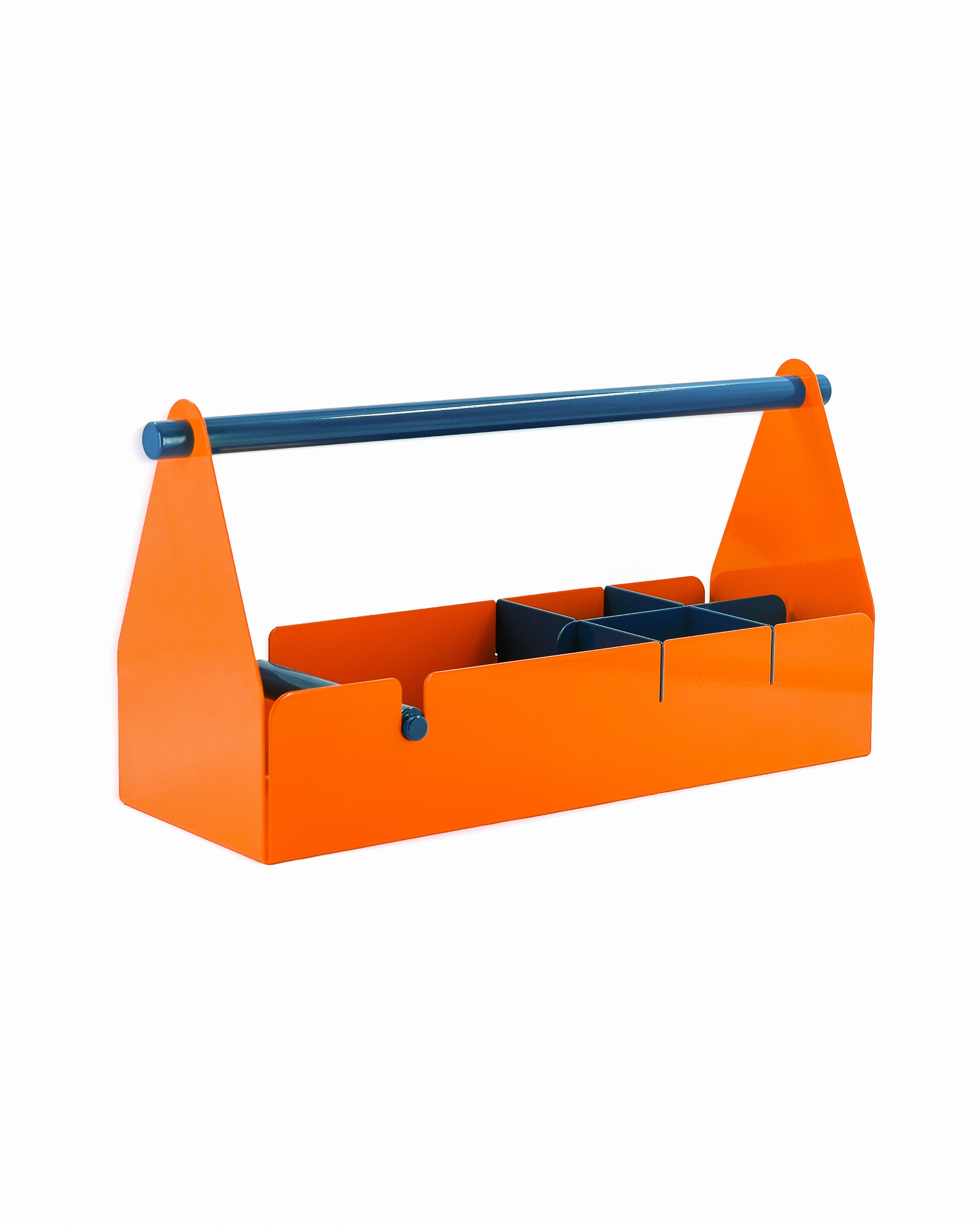 toolbox - orange / blue